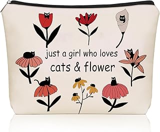 Bolsas de maquillaje con temática de gatos pa...
