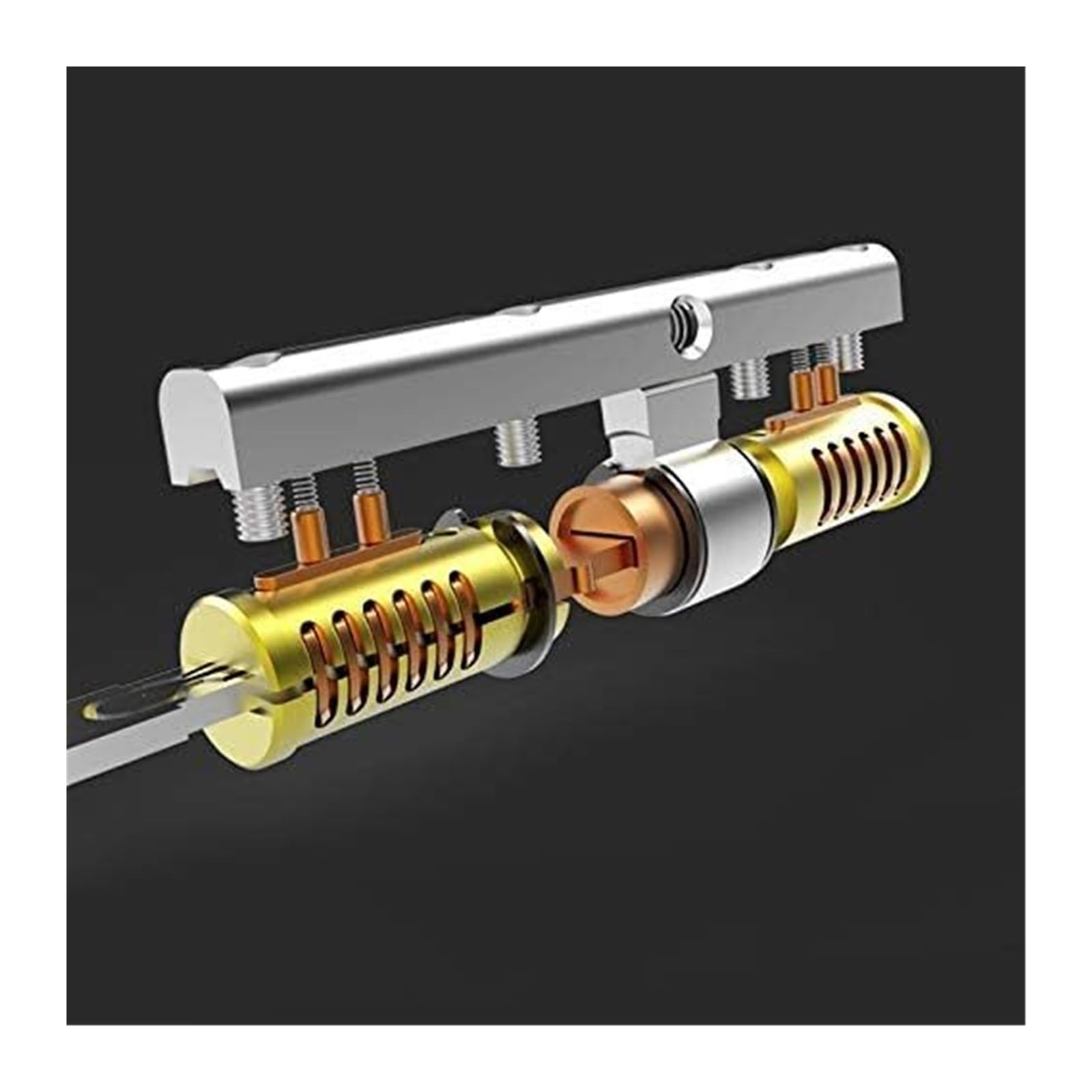 Zamek cylindryczny Euro, Zamek cylindryczny do drzwi z PVC 10 kluczami, różne rozmiary, wymienny, bezpieczeństwo(A32.5 B42.5 L75mm)