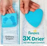 Pampers ZZZ Overnight Diapers, Size 7, Nighttime Protection Disposable Baby Diaper, 1 Pack (Count of 36)