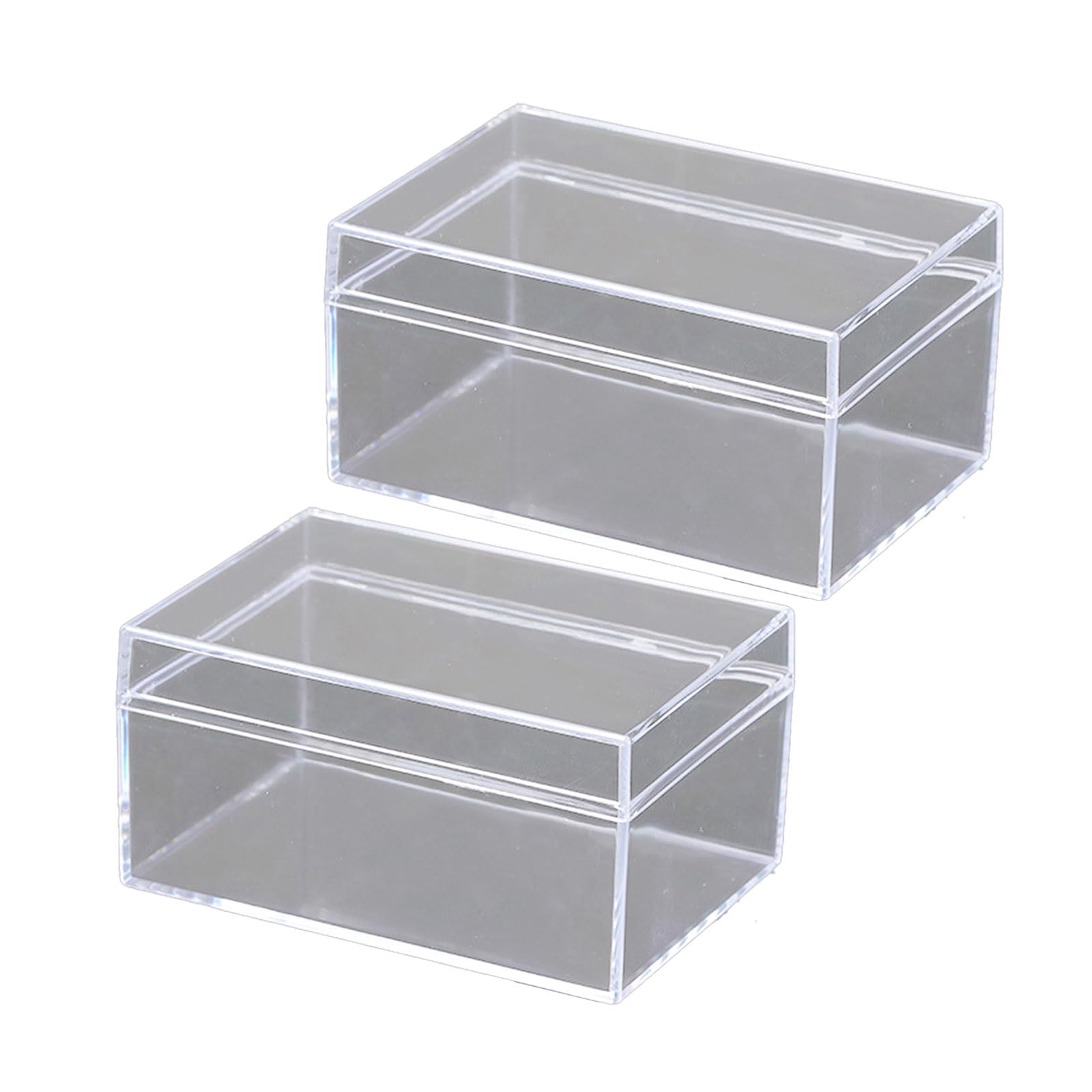 Tsophreniq Box Playing Cards Case Packing Deck Organizers Box Deck Cards Container Storage Case Clear Holder Boxes Container