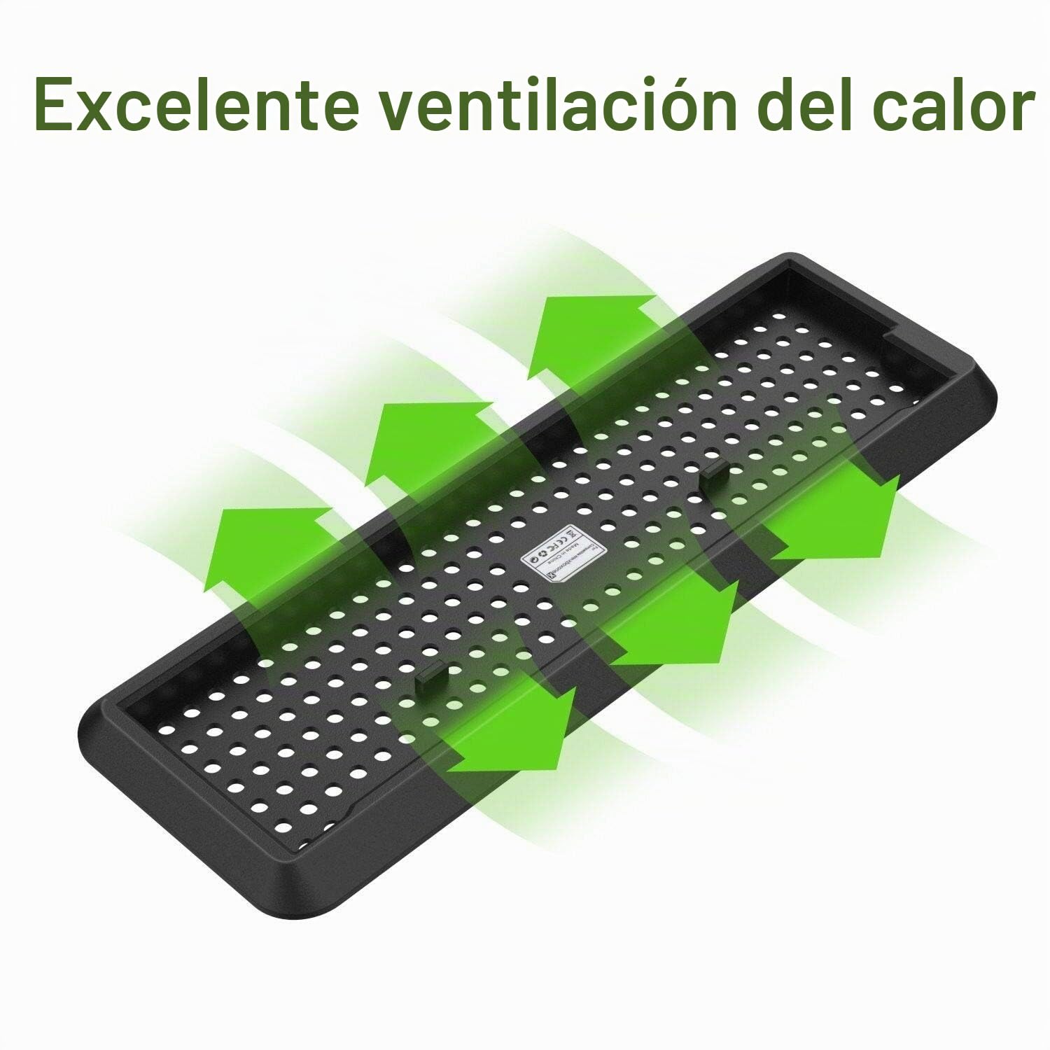 Soporte Vertical para Xbox One X Consola, Negro