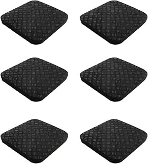 harayaa 8 Pieces Treadmill Mat Nonslip Protector Exercise Equipment Mat Anti Vibration Pad Floor Protection Silicone Portable Pad Set Suitable for Home Gym Ap