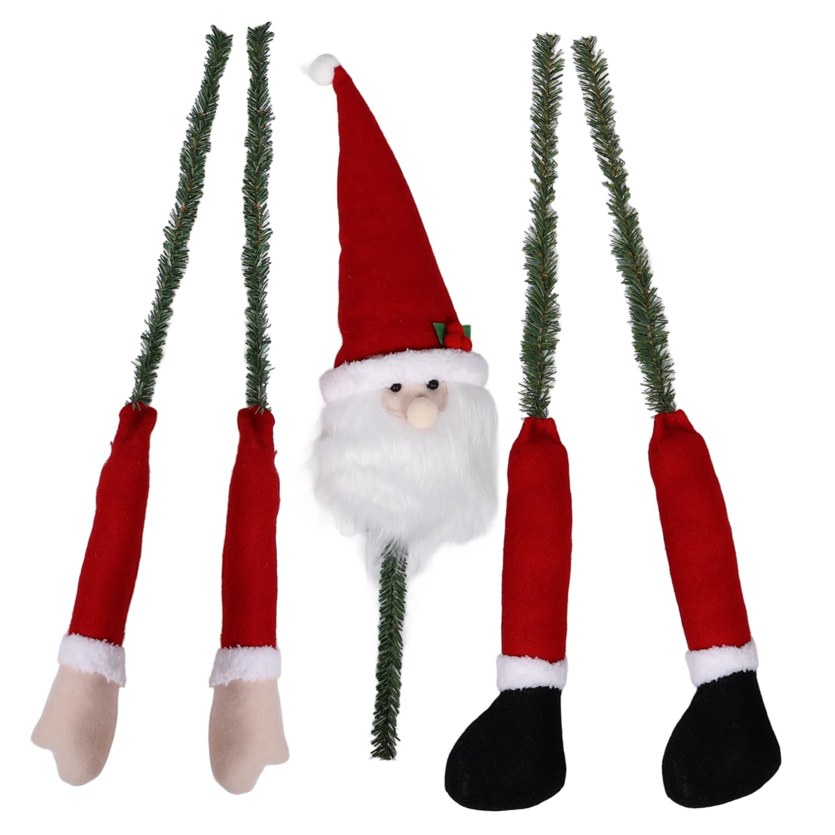 Muñeca Abrazadora del Árbol De Navidad Creativa Adornos Colgantes De Peluche para Árbol De Navidad Decoración Colgante para Fiesta De