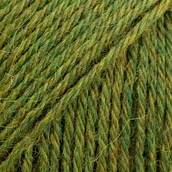 Morbida miscela di alpaca e lana superfine, gocce nord, 2 o fine, peso per diteggiatura, 4 strati, 1,8 oz 186 yards per gomitolo. 10 citronella