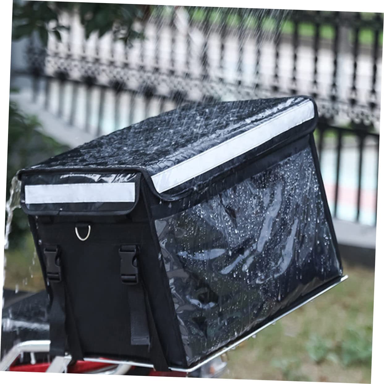 MAGICLULU Isolierte Lebensmittelbox 32l Oxford Tuch Takeaway Halter Mit Verstärktem Boden Langlebige Thermobox Für Essenslieferung Und Catering