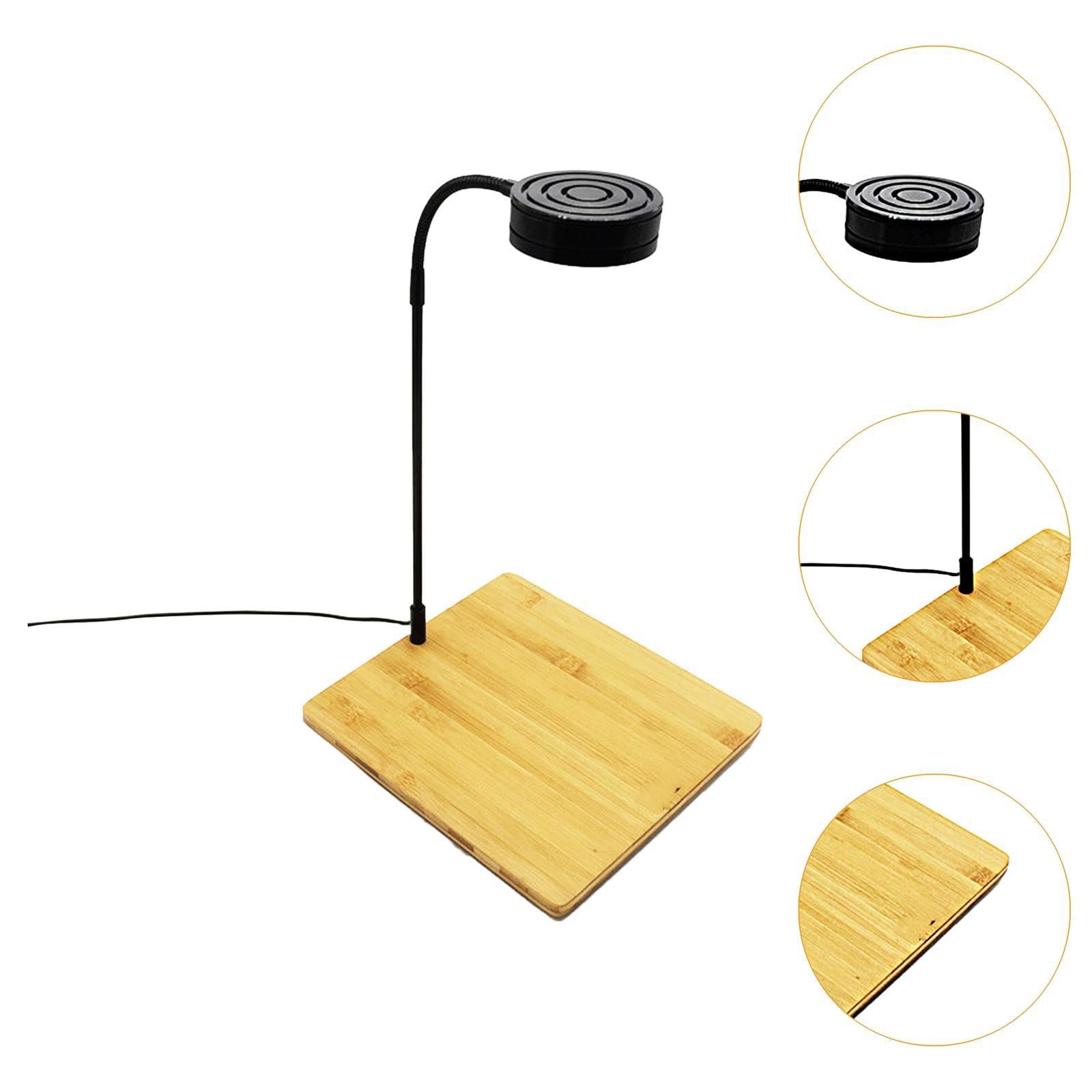 F Fityle Lumière LED d'aquarium avec Panneau, Lampe de Plante d'aquarium alimentée par USB portative Polyvalente pour l'approvisionnement en Croissance de, 9w