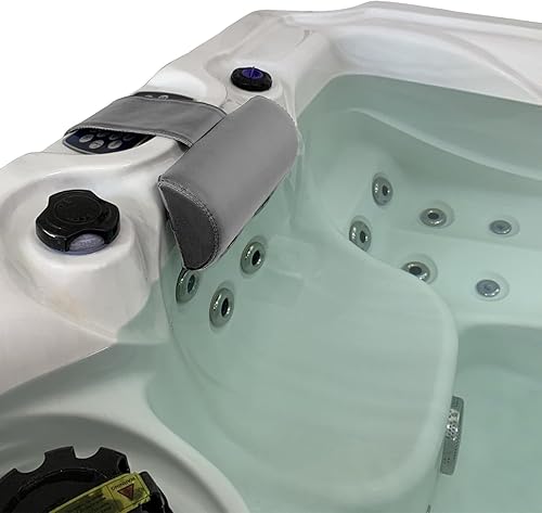 Miniatura 4 de Poolzilla Almohada universal de spa, hecha de espuma suave para jacuzzis y tumbonas al aire libre, reposacabezas ajustable y peso que se adapta a