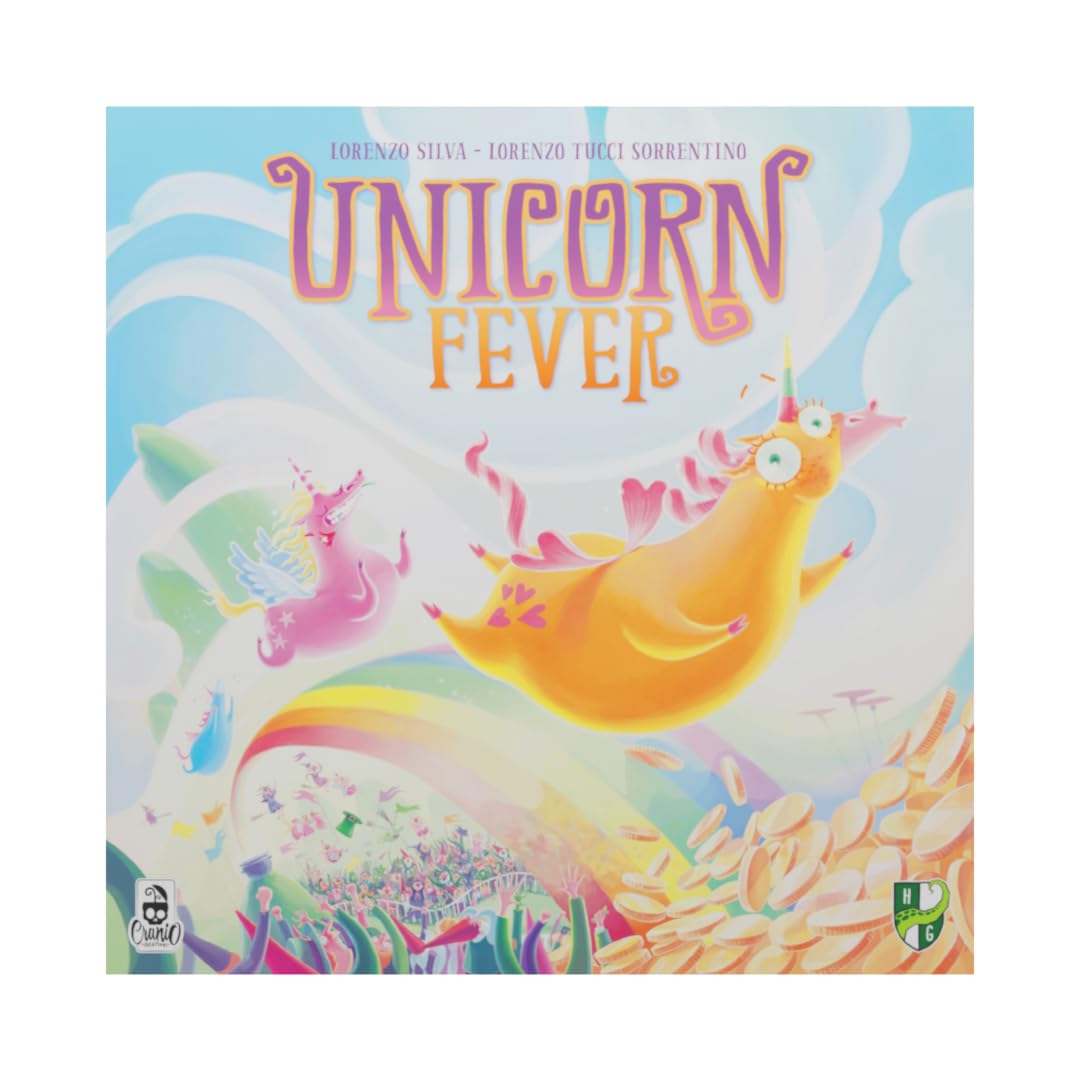 Cranio Creations Unicorn Fever: Unicorn Racing Game for 2-6