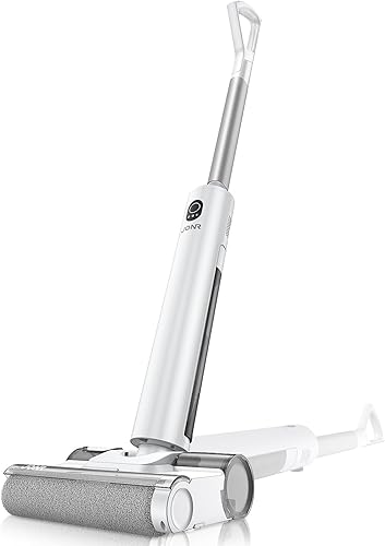 JONR S20 Pro FlexReach Aspiradora en seco y húmedo, trapeador inalámbrico de 180 todo en uno para suelos duros, máquina de limpieza de suelos con