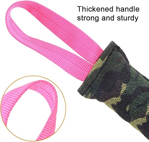 Miniatura 3 de Storystore Juguete de remolcador para perros, almohada de entrenamiento para mordedura de yute, mejor para tira y afloja, juego interactivo para