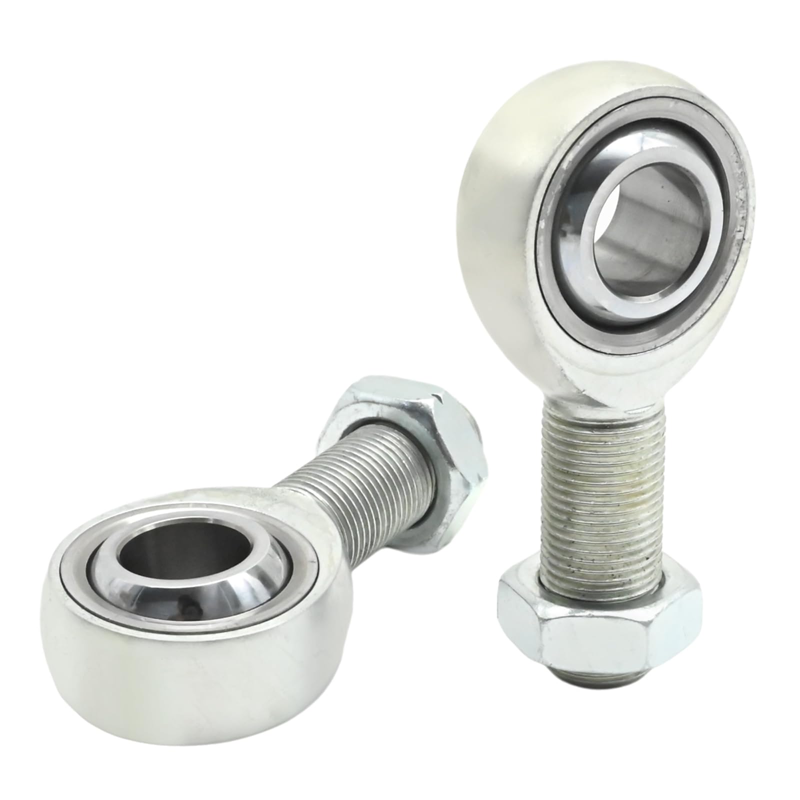 LIDSCURA 2 Set of Heim Joints Rod End Kit with Jam Nuts, 3/4” Chromoly Joints Panhard Rod End, Rod End Joint Steering Shaft Support for Steering Suspension Traction Bars