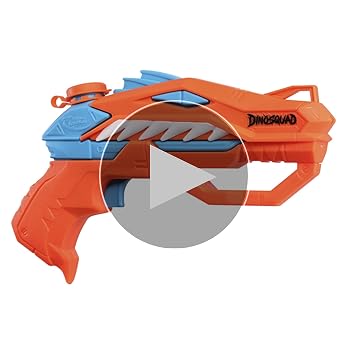 Nerf Super Soaker DinoSquad Raptor-Surge Water Blaster