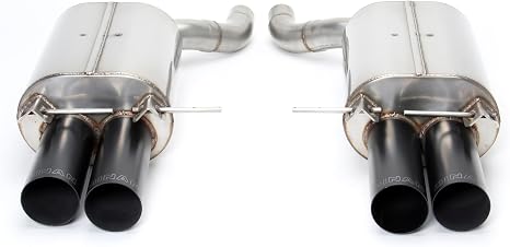 Dinan D660-0009A-BLK Free Flow Axle-Back Exhaust Compatible with 2006-2010 BMW