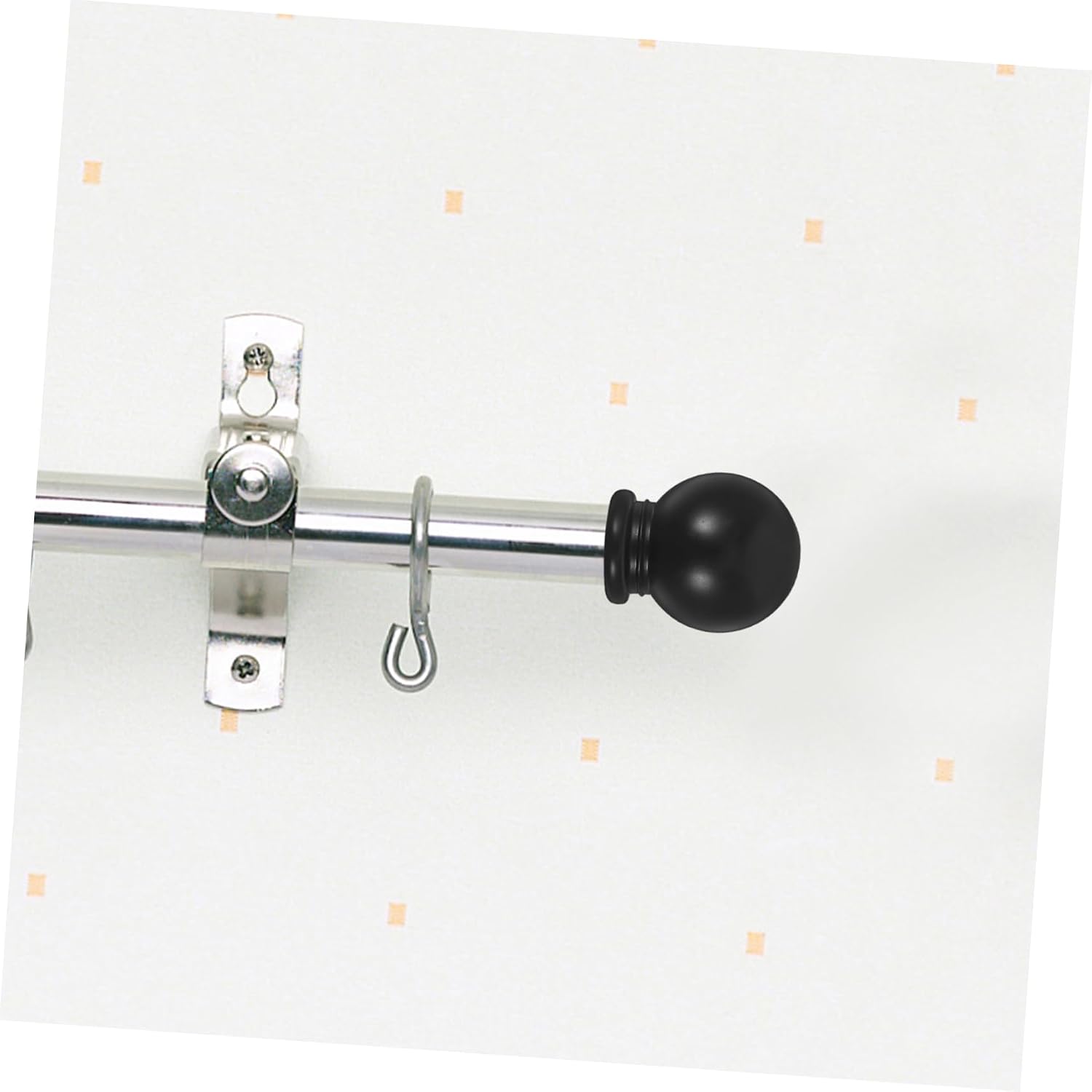 ERINGOGO Curtain Rod Hardware 2 Pack of Finials Timeless Ball Shape for Window Treatments