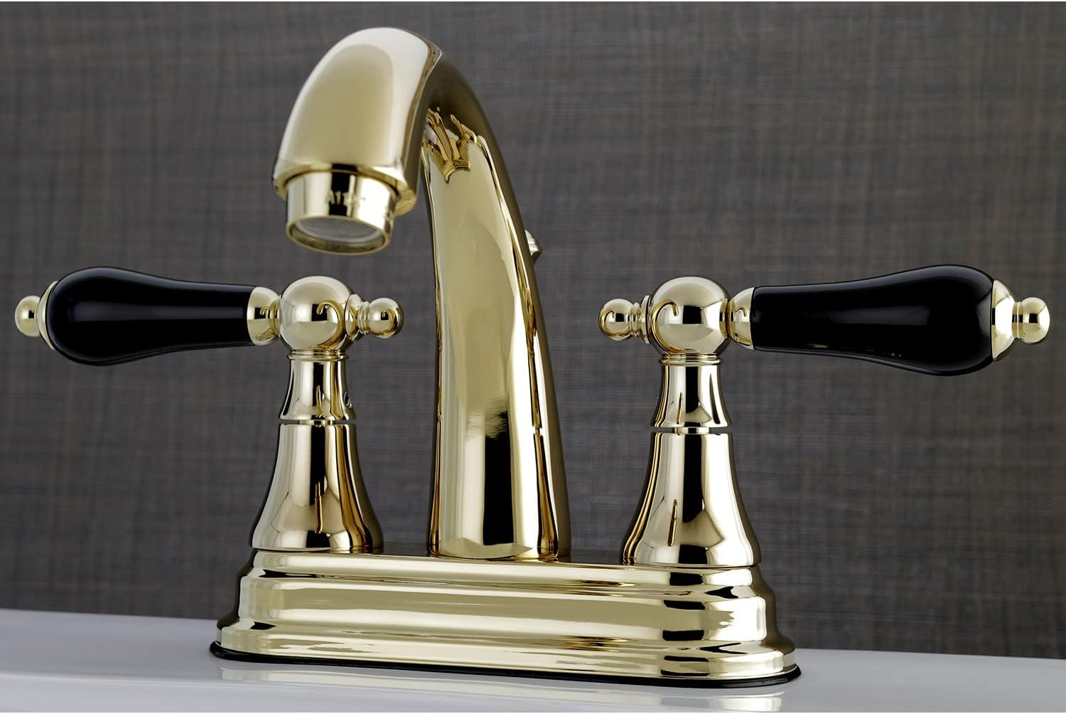 Kingston Brass KS7611PKL 4 in. Centerset Bathroom Faucet, Polished Chrome