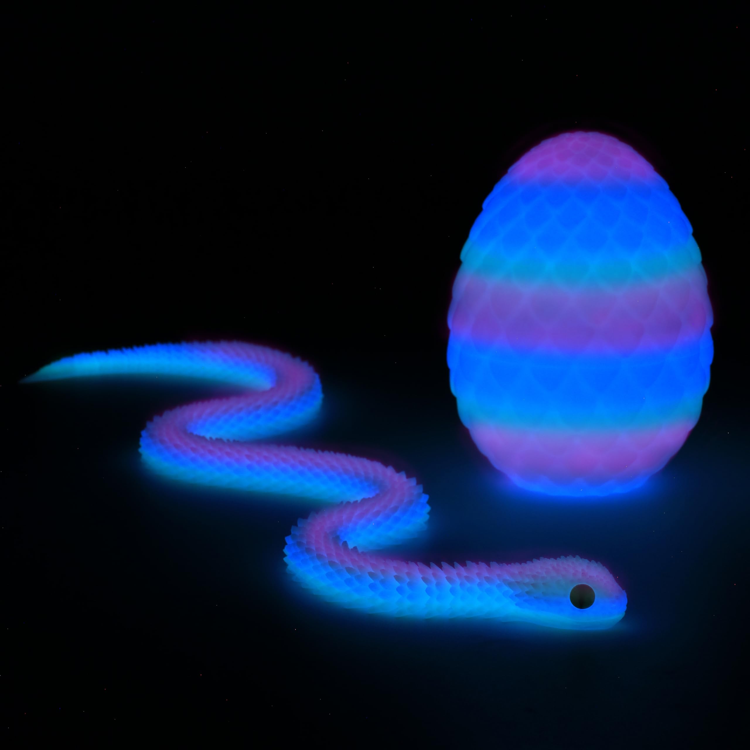 WUQIREN 24 Inch Snake with Dragon Egg