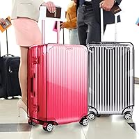 Vista 11 de Cubierta de equipaje de PVC transparente protectores de maleta para maleta aprobada por la TSA, marco transparente