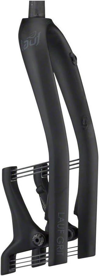 Lauf Grit Suspension Fork, 30mm Travel 12x100 mm Thru Axle, Naked Matte Carbon