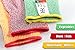 J H 3 Color Cut Resistant Gloves Red For Meat, Green For Veg, Yellow For Fruit- High Performance Cut Level 5, Food Grade No Cross Contam, 3Piece Large
