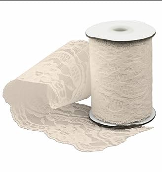 Amazon.com: Lace Ribbon in Ivory - 4