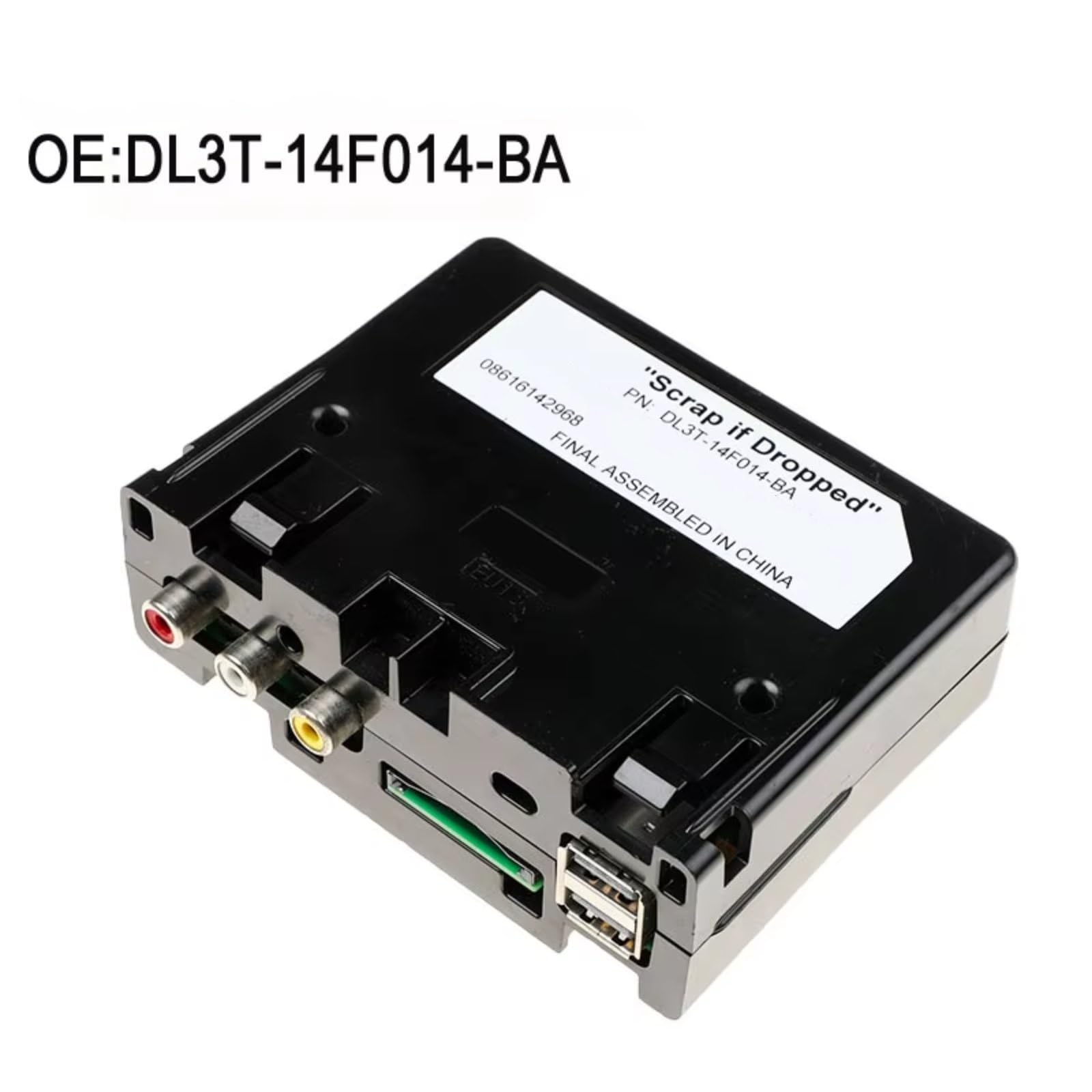 Złącze gniazda samochodowego AUX USB, do F250 F350, do Super Duty DL3T-14F014-BA, do przedni panel interfejsu deski rozdzielczej, do port USB, do czytnik kart SD, do gniazdo RCA