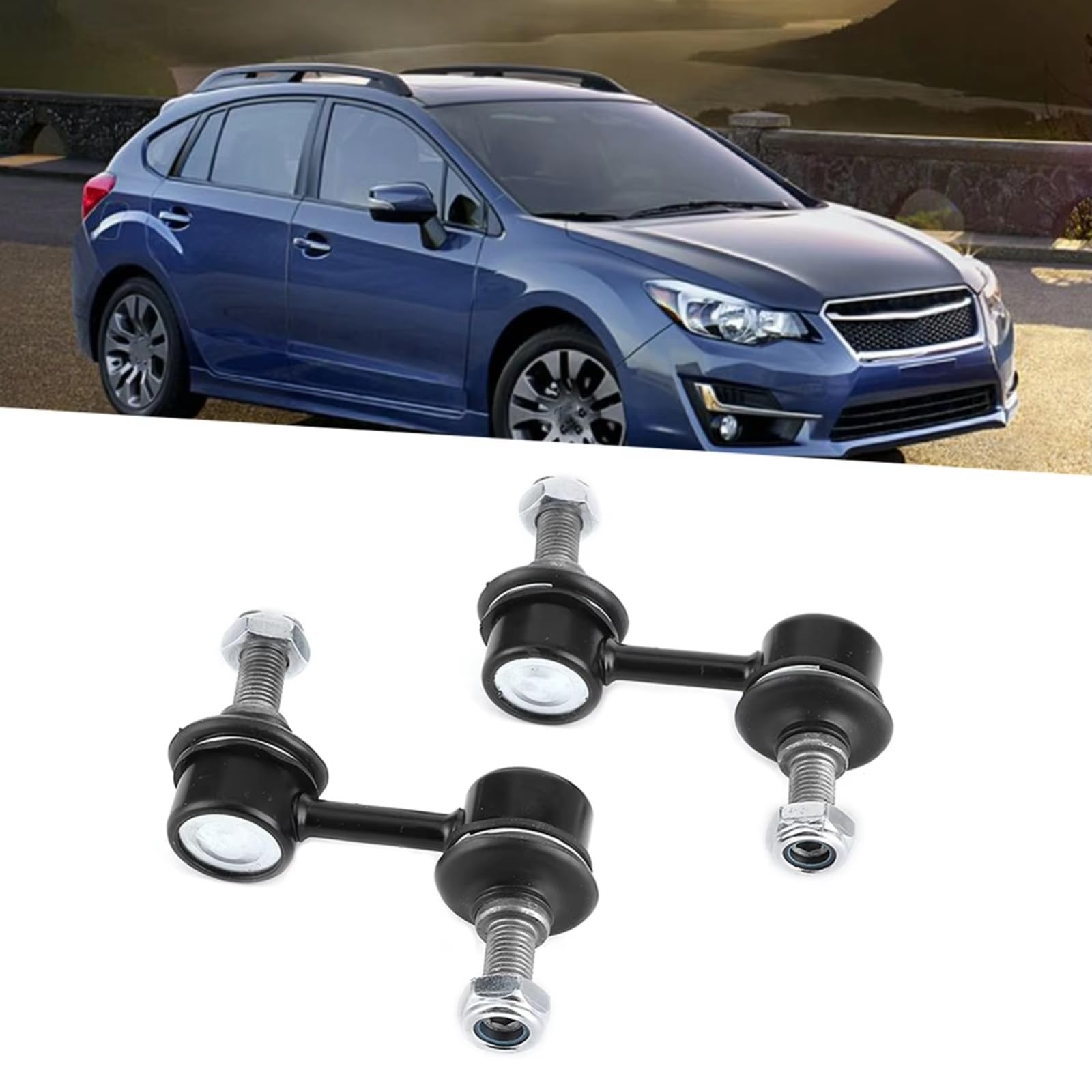 Bieletas de Barra estabilizadora Delantera, Piezas de suspensión para automóviles, bieleta de Barra estabilizadora K750049, Compatible con Subaru Forester 2003-2013, Impreza 2002-2015.