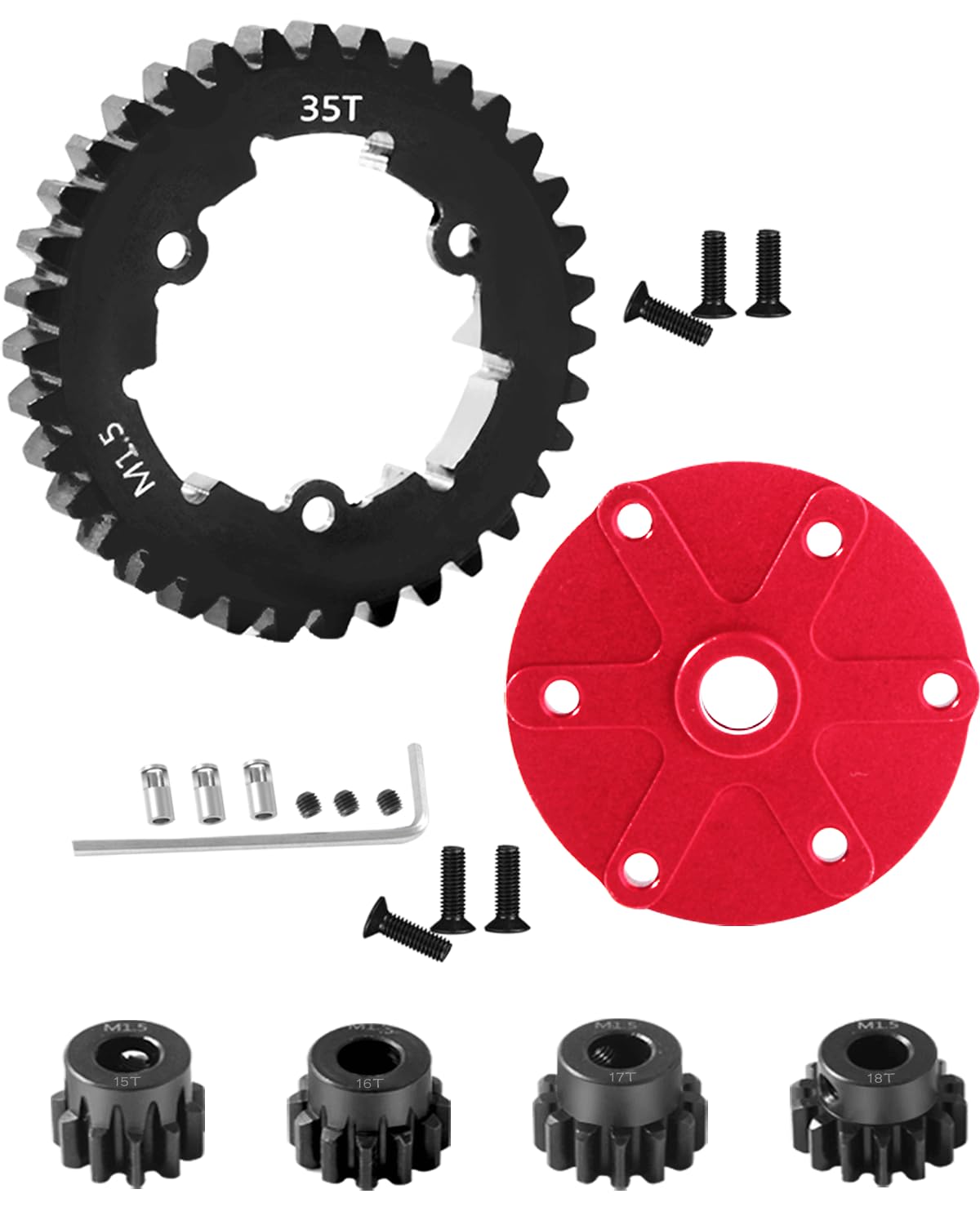 Rcarmumb 35T Spur Gear Cush Drive Upgrades Part for 1/5 X