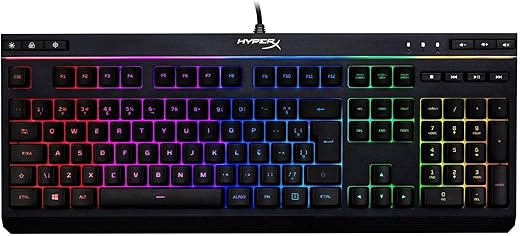 Teclado Gamer HyperX Alloy Core RGB ABNT2 - Preto