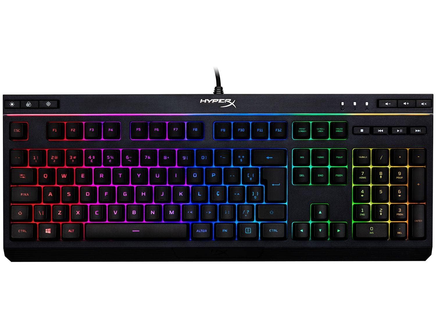 HyperX Teclado Gamer HyperX Alloy Core RGB, ABNT2, PRETO