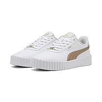PUMA Carina 3.0 Dayinight, Scarpe da Ginnastica Donna, Bianco Oro, 37 EU