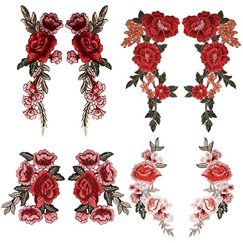 Coopay 8-Piece Embroidery Patches Cover