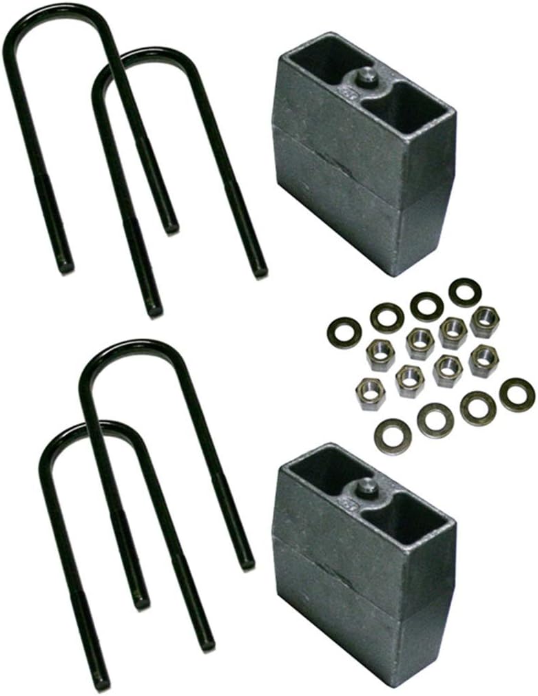 RealTruck SUPERLIFT SUSPENSION 5" Block Kit for Chevrolet K5/K10 & GMC K15 | Rear Lift Blocks, U-Bolts, & Hardware | 3059 | Fits 1973-1987 Chevrolet K5 / K10 / GMC K15