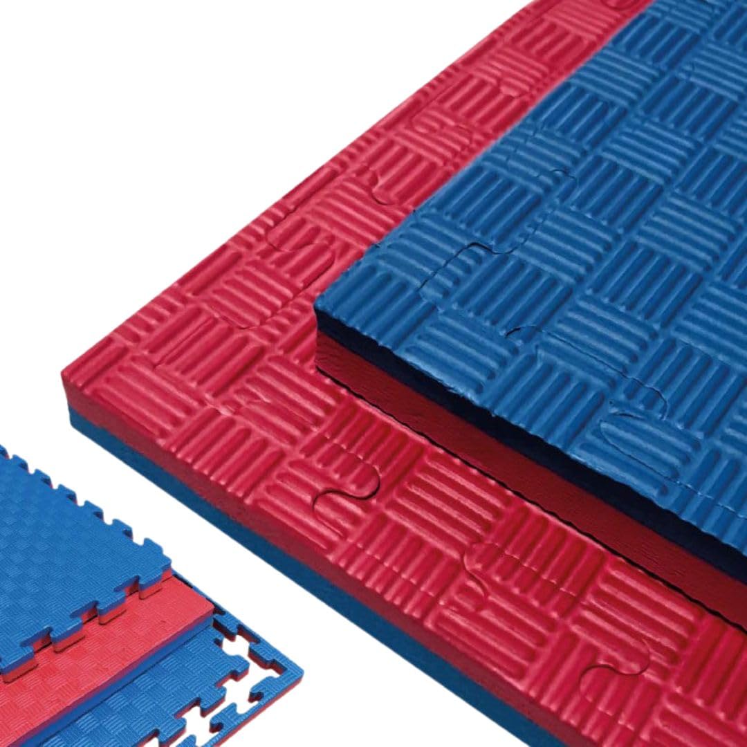 PACK SUELO TATAMI 1x1 – Esterilla Gimnasio Puzzle | Protege, Aísla y Decora | Para Casa, Fitness o Piscina | Goma Eva Suave y Antideslizante | Libre de BPA | 3CM Grosor