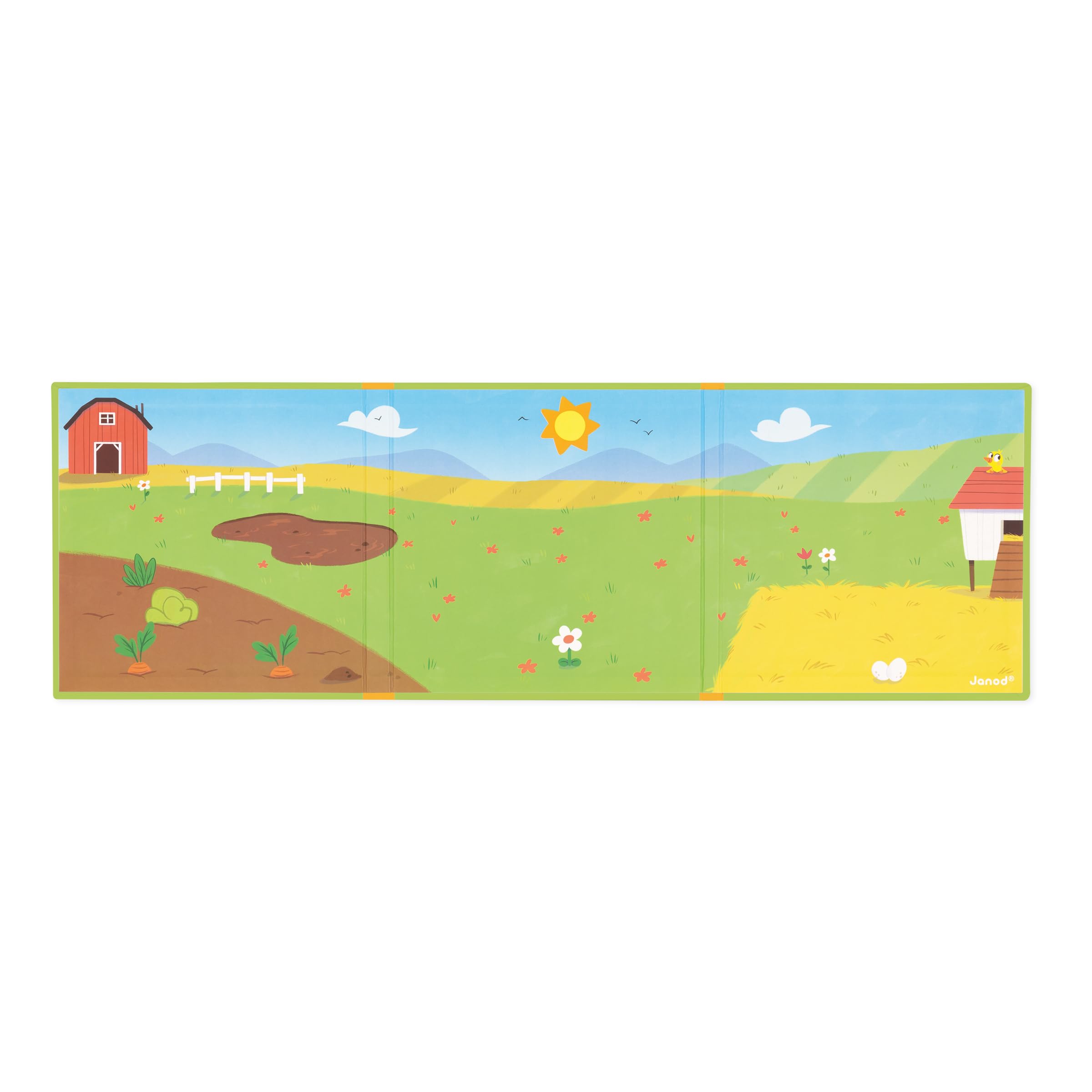 Janod - Magnéti'Stories La Fattoria - Gioco Educativo Magnetico 30 Calamite - Giocattolo per Bambini in Cartone FSC - Sviluppa l'Immaginazione e Le Abilità Fino-Motorie - dai 3 Anni, J05451