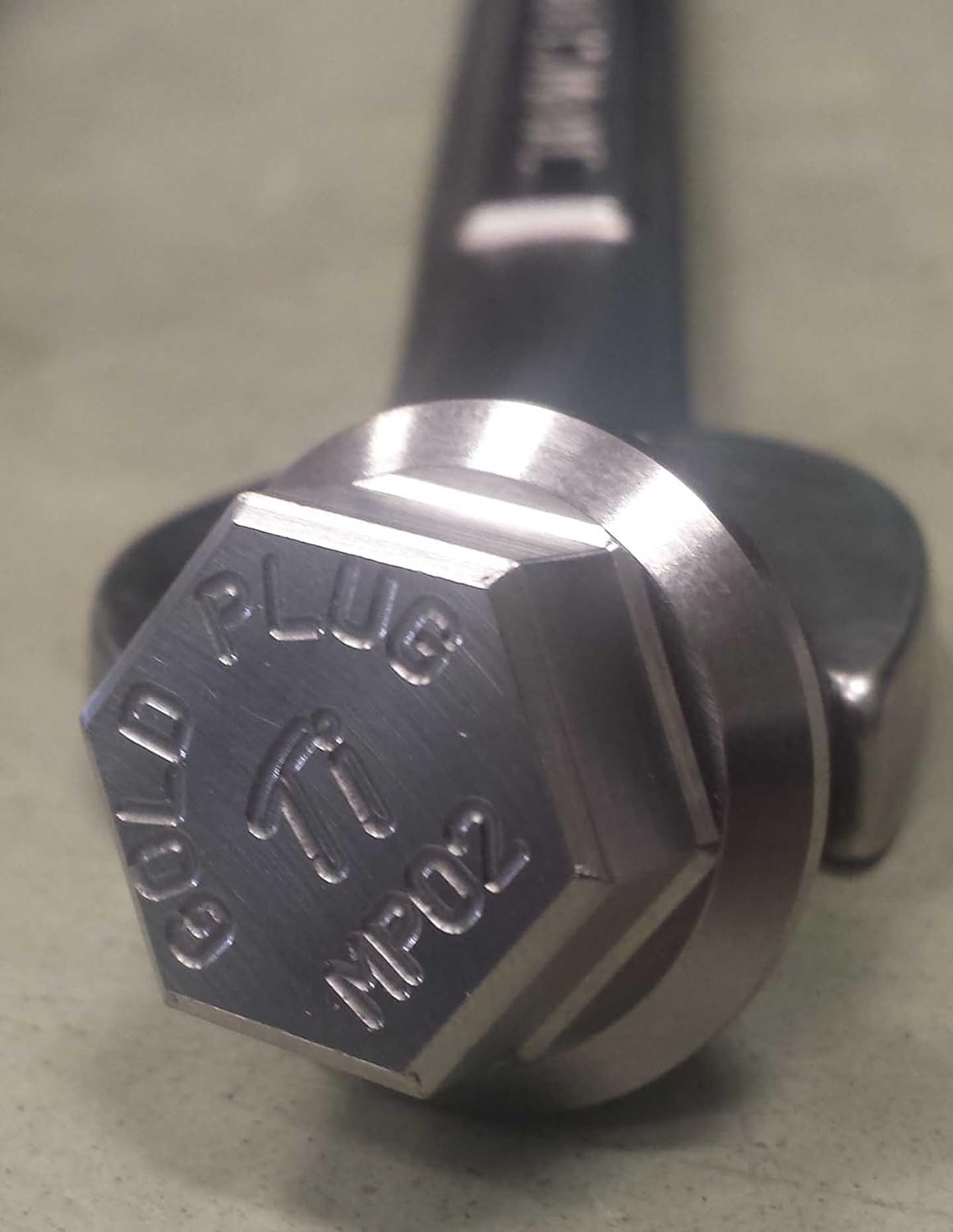 M14x1.5 | MP-02ti | Made in USA | Magnetic Drain Plug | Titanium Drain Plug – 14.5mm Thread Length, 17mm External Hex, 22mm Flange Diameter, 29mm Overall Length, Uses Extra Washers SW-02