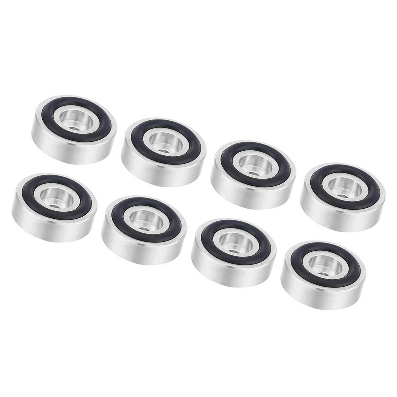 Buxuaaaa Silver 8Pcs Metal Antislip Feet For Cutting Board Stable Wear Resistance For Professional Culinary Environment Cutting Board Pads Accessories Kitchen Accessories