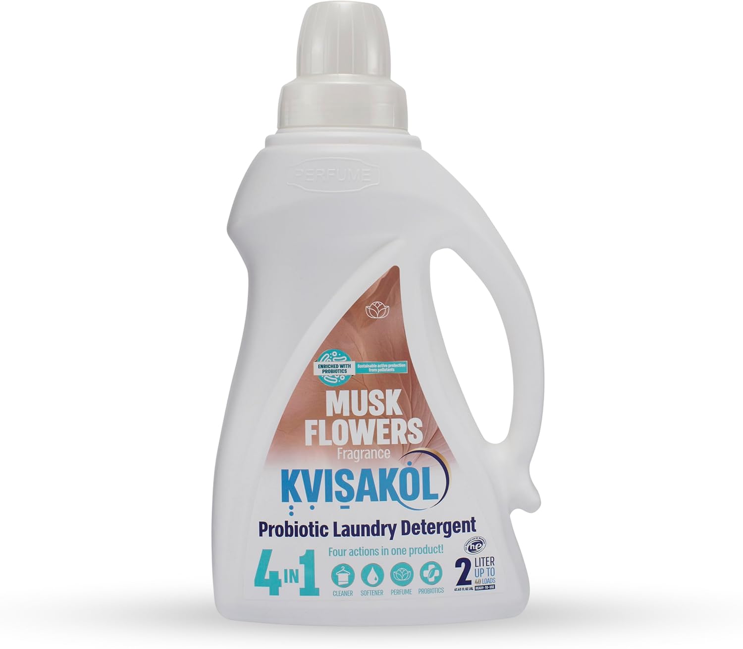 PROBIOTIC LAUNDRY DETERGENT MUSK FLOWERS FRAGRANCE