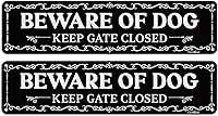 Vista 15 de GicnKeuz Letrero de No Trespasar Perro en las Instalaciones, 12"×8" Letreros de Cuidado con el Perro para Valla, No Entre Letrero de Aluminio