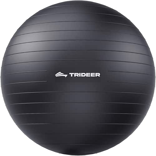 Trideer Exercise Ball for Yoga, Pilates & Fitness – Stability