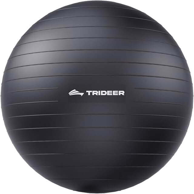 Trideer Exercise Ball for Yoga, Pilates & Fitness – Stability Ball Equip...