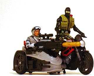 G.I. JOE Rise of The Cobra Snarler Cycle with Wayne BeachHead Sneeden and Rollbar