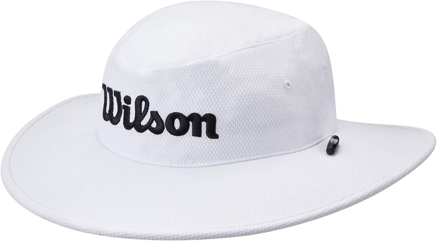 WILSON Golf Sun Hat - White/Black, OSFA - Image 2