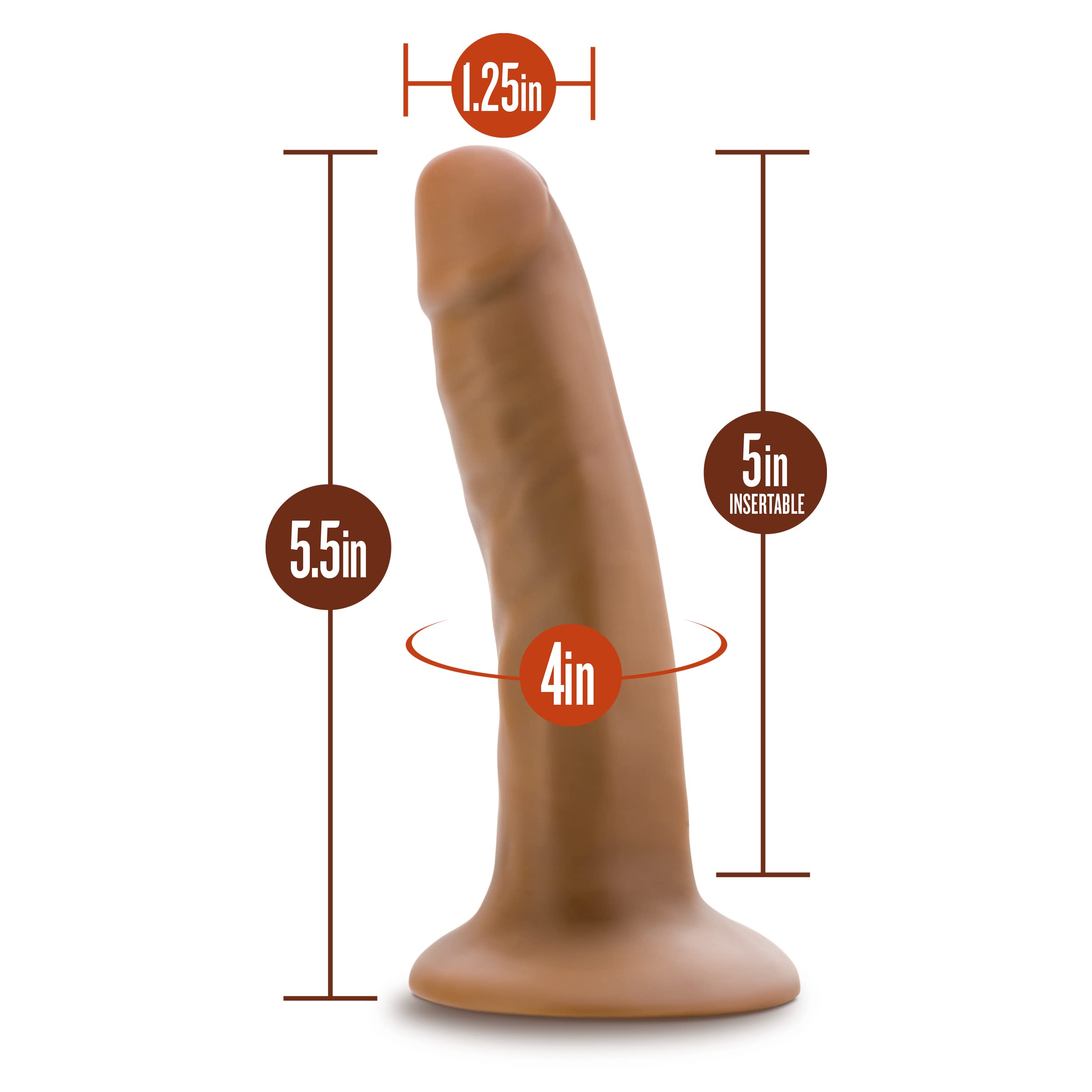 Amazon.com: Blush Dr. Skin Adult Sex Toys ~ Dr. Lucas 5.5 Silicone Small  Dildo ~ Suction Cup Base Slim Poseable Shaft ~ Harness Compatible Realistic  Cock ~ Women Men Couples Pegging Anal