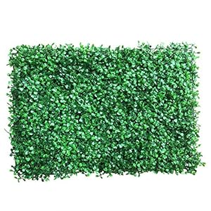 Buxusboom kunstmatige heg voor balkonhek, 12 stuks, inkijkbescherming, kunstklimop, voor terras, tuin, muur, trottoirs…