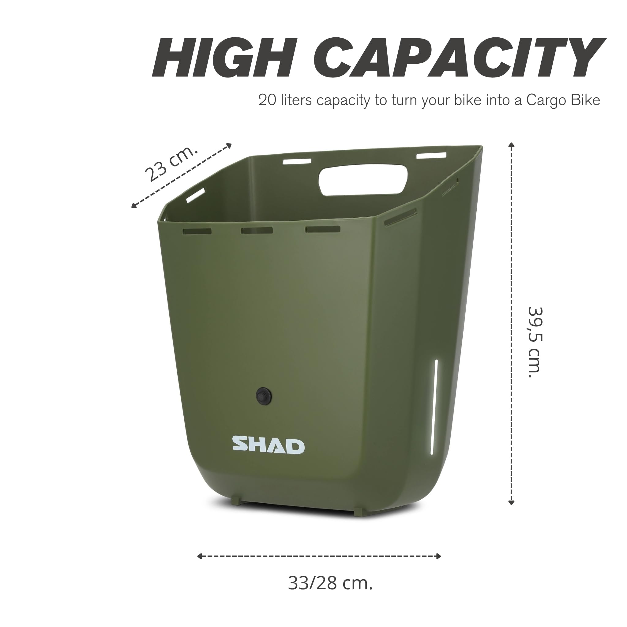 SHAD Daily Bike Box 20L – Borsa Rigida Rimovibile Con Attacco KLICKfix Per Bici - 2