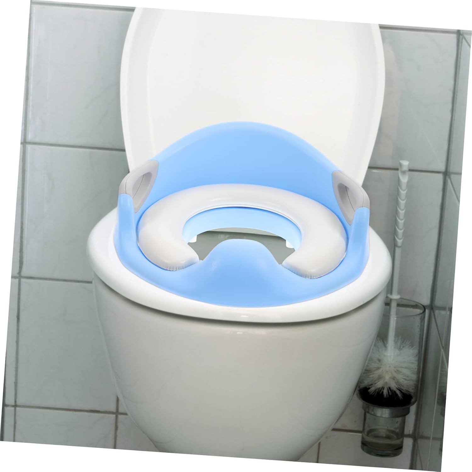Sosoport 1pc Boy Girl Potty Training Seat for Boy Girl -Clean Potty for Boys and Girls Stable - Design TPE Support Toilet Seat for Toilet Training