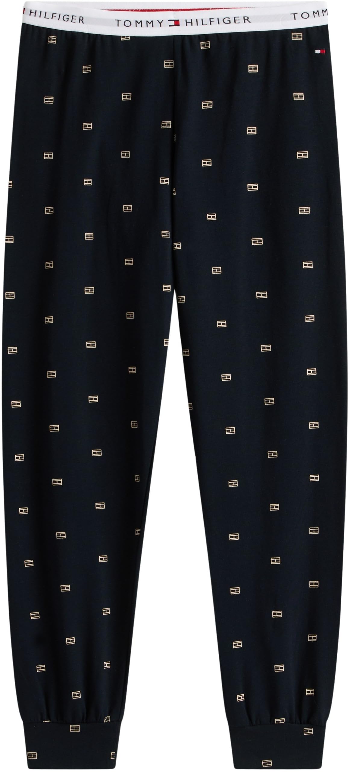 Tommy Hilfiger Bambino Set Pigiama Cuffed Print Maniche Lunghe