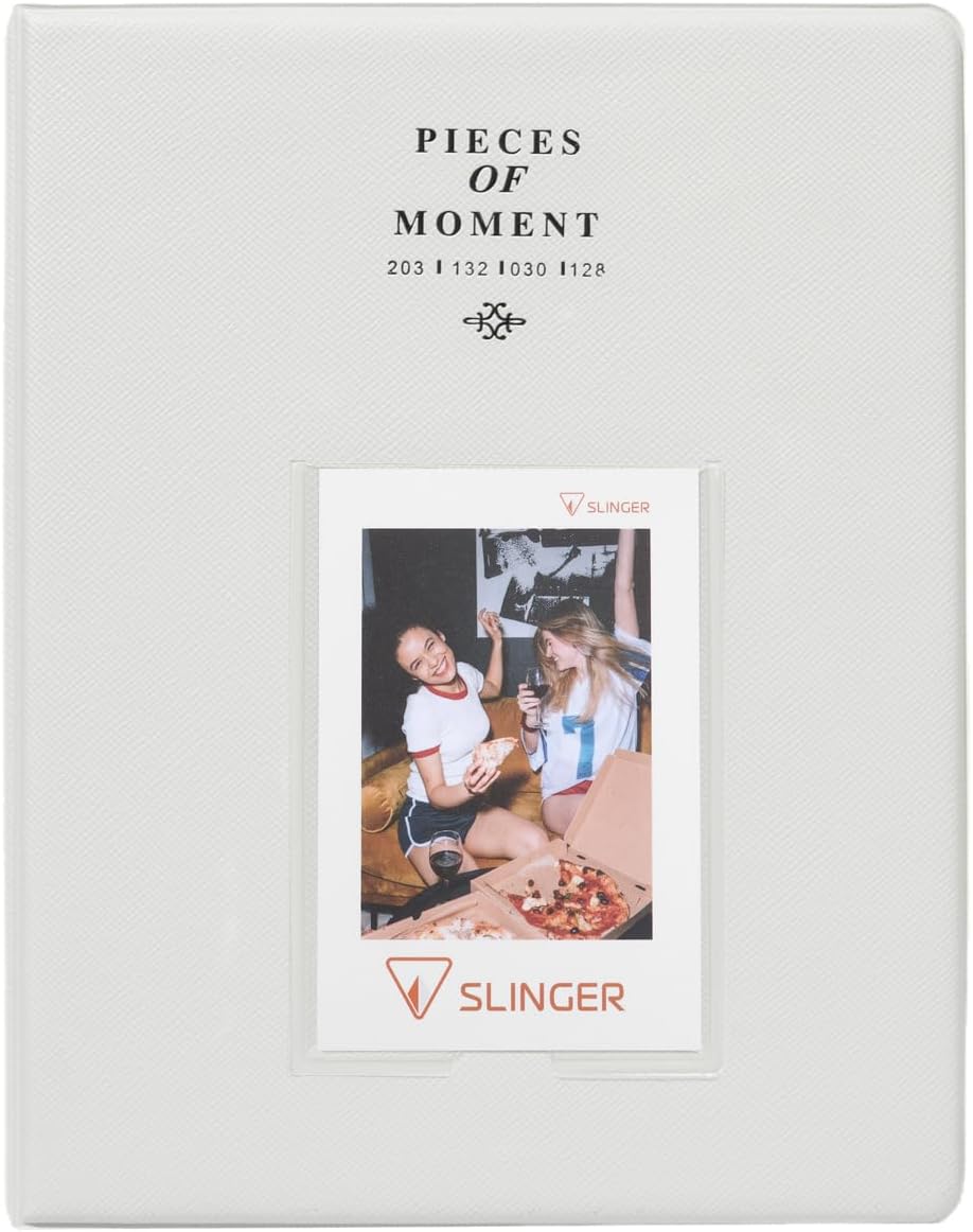 Fujifilm Instax Mini Instant Film Variety Value Pack, 40 Exposures, With Slinger Instax Mini Film Photo Album, Smoky White