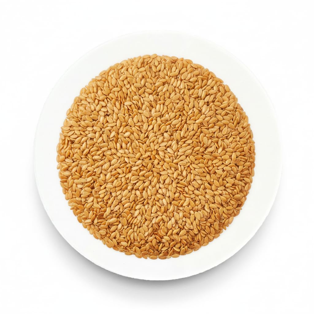 Oltresole, Semi Biologici di Lino Dorati 3 kg, Semi Oleosi Crudi, Interi e Chiari, Ricchi di Minerali e Fibre, Fonte di Omega 3 e Antiossidanti, 100% Naturali, Confezione Ideale per Famiglie