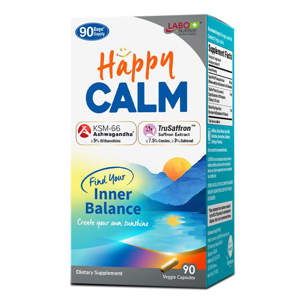 Amazon.com: LABO Nutrition Happy Calm with KSM-66